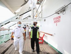 Danny Fatma Tinjau Fasilitas Kapal Pelni Untuk Isolasi Apung