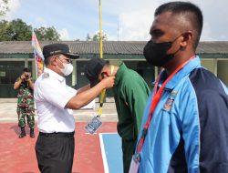 Jadi Inspektur Upacara Open Tournament Volley di Kostrad, Danny : Junjung Sportivitas