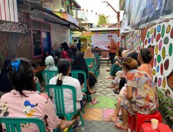 KPU Makassar Sosialisasikan Tahapan Pemilu di Lorong