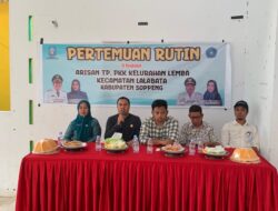KPU Soppeng dan Tim Penggerak PKK Kelurahan Lemba Sosialisasi DPTb dan Jenis Surat Suara