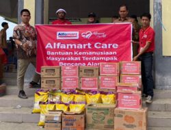 Alfamart Salurkan Sembako untuk Korban Bencana Alam di Berbagai Wilayah