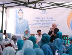 Dukung Visi Misi Wali Kota, TP PKK Kota Makassar Sosialisasi Kesehatan di Lorong PKK