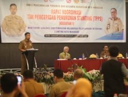 Pjs. Wali Kota Makassar Buka Rapat Koordinasi TPPS, Tekan Stunting